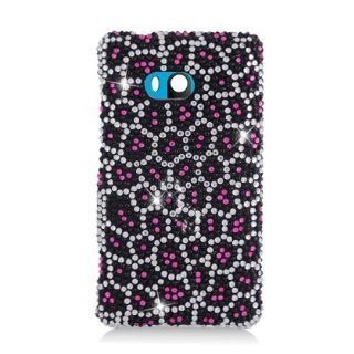 Aimo Wireless NK810PCDI163 Bling Brilliance Premium Grade Diamond Case for Nokia Lumia 810   Retail Packaging   Pink Leopard Cell Phones & Accessories