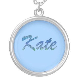 KATE Name Branded Gift Pendant Necklace