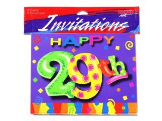 29th birthday invitations, pack of 8 (Case of 144)  Childrens Party Invitations  Baby