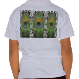 GREEN Scene   Peacock Feather Collection Tshirts