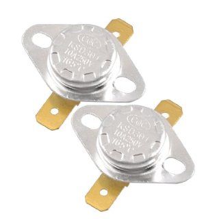 2 Pcs 165 Celsius NC Temperature Control Switch Thermostat   Wall Light Switches  