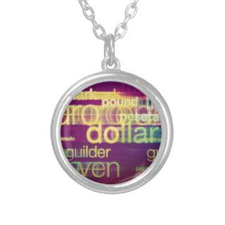 Foreign Currency Necklace