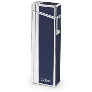 COLIBRI LIGHTER Alias Blue Lacquer & Polished Silver QTR726003 Sports & Outdoors