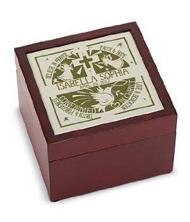 Personalized Confirmation Tile Box   Jewelry Boxes