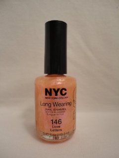 NYC Long Wearing Nail Enamel, 146 Love Letters, 0.45 Fl Oz Health & Personal Care