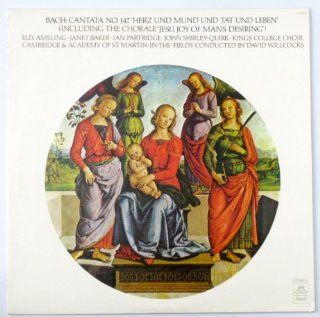 Bach Cantata No 147 'Herz Und Mund Und Tat Und Leben' Including the Chorale 'Jesu Joy of Mans Desiring' David Wilcocks Vinyl Music