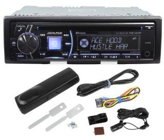 CDE 147BT   Alpine CD Receiver with Advanced Bluetooth  Vehicle Cd Player Receivers 
