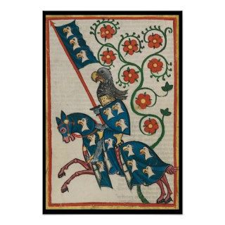 Medieval German Knight poster