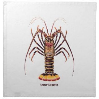 Spiny Lobster (Asian Pacific) Cloth Napkins