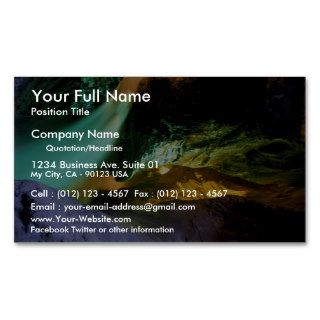 Trummelbach Falls near Lauterbrunnen, Switzerland Business Card Template