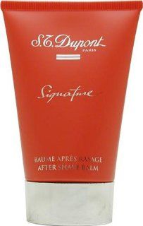 Signature By St Dupont For Men. Aftershave Balm 3.3 Ounces  Beauty