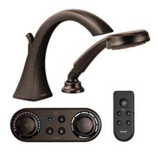 MOEN ioDIGITAL Voss 2 Handle Roman Tub Faucet Trim Kit with Handshower in Oil Rubbed Bronze (Valve Not Included) T9694ORB