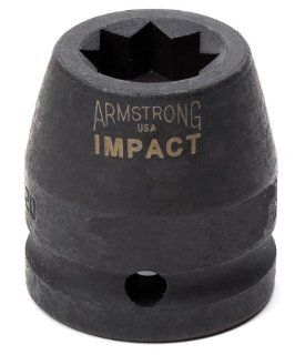 Armstrong 21 172 3/4 Inch Drive 12 Point 2 1/4 Inch Impact Socket    