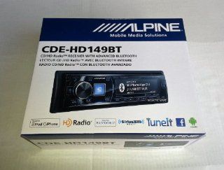 Alpine CDE HD149BT CD Receiver with Bluetooth and HD Radio Built in  Vehicle Cd Player Receivers 