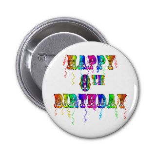 Happy 8th Birthday Shirts, Birthday Mugs and more Pin