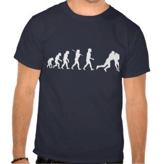 Football Evolution ~ Football Player Tee Shirts