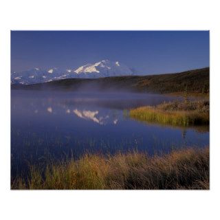 NA, USA, Alaska, Denali NP, Wonder Lake, Morning Print