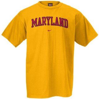 Nike Maryland Terrapins Yellow Classic College T shirt  Apparel  Sports & Outdoors