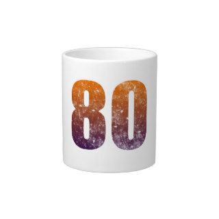 Cool 80th Birthday Gift Extra Large Mugs