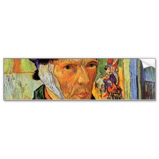 Van Gogh; Self Portrait with Bandaged Ear Bumper Stickers