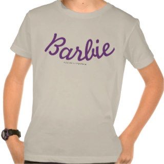 Purple Cursive Babrie Logo Shirts