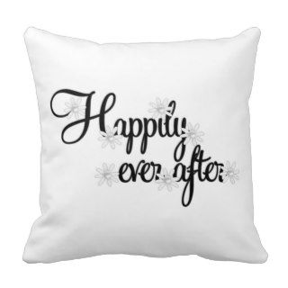 Happily Ever After Wedding Gift American  Pillow