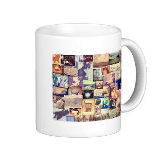 Cool Photo Filter Hipster Collage Mugs