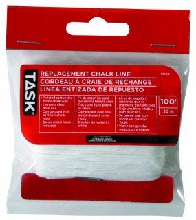 Task Tools T2600 100 Feet Replacement Chalk Line    