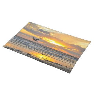 Engagement Proposal Sunrise on the Beach Placemat