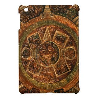 Metallic Aztec Mayan Toltec Olmec Mexican Tribal Cover For The iPad Mini