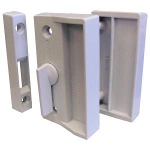 Ideal Security Inc. Screen Door Latch Set in White SK900W
