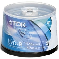 TDK 16x DVD R Media TDK CD, DVD & Blu ray Media