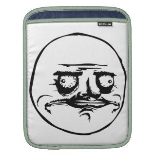 Me Gusta Face with Text Sleeve For iPads