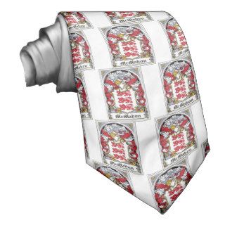 McMahon Family Crest Neckties