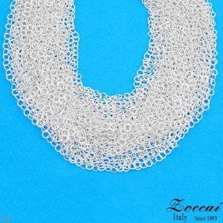 ZOCCAI Made in Italy Elegant Brand New Necklace Made in 925 Sterling silver. Total item weight 183.5g Length 17.5in Jewelry