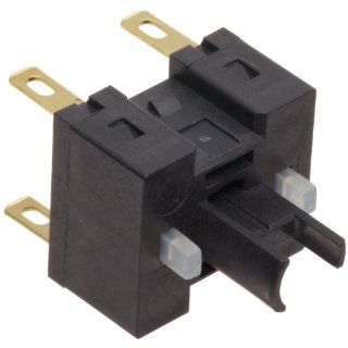 Omron A165E 01 Socket, Non Lighted, Single Pole Single Throw Normally Closed Contacts Electronic Component Pushbutton Switches