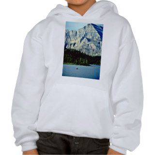 Swiftcurrent Lake   Glacier National Park Hooded Pullovers