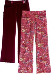 Paisley Velveteen Pant (Size 12) Clothing
