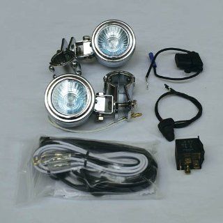 RIVCO Motorcycle 2"55 Watt Driving Light Kit   with 1.25" Clamps   Frontiercycle (Free U.S. Shipping) Automotive