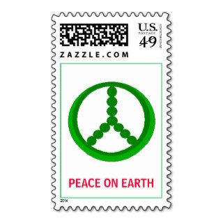 PEACE ON EARTH   Holiday postage stamps