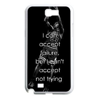 Customize Micheal Jordan Samsung Galaxy Note 2 N7100 Hard Case Fits and Protect Samsung Galaxy Note 2 Cell Phones & Accessories