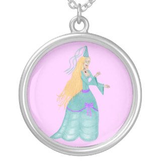 Blue Fairytale Princess Necklace