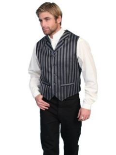 Rangewear By Scully Men's Rangewear Double Pinstripe Vest at  Mens Clothing store Outerwear Vests