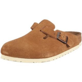 Birkenstock Clogs ''Boston'' from Leather in brown with a regular insole Clogs And Mules Shoes Shoes