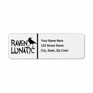 Raven Lunatic Black Crow Labels