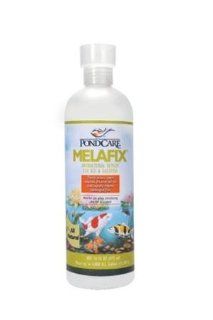 Mars Fishcare North America 176B "Melafix" 16 Oz Anti Bacterial Remedy for the Treatment of Koi & Goldfish Diseases  Pond Water Treatments  Patio, Lawn & Garden