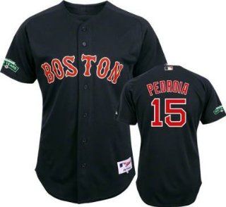 Customized Boston Red Sox Alternate Navy Authentic Cool Base Jersey (Any Name)  Sports Fan Jerseys  Sports & Outdoors