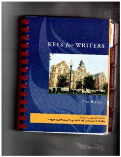 Keys for Writers (Custom) Isbn 0547070209 Ann Raimes Books