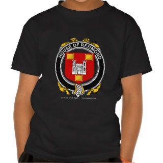Redmond Family Crest T shirts