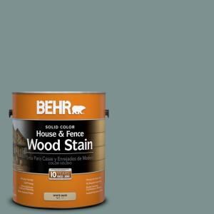 BEHR 1 gal. #SC 119 Colony Blue Solid Color House and Fence Wood Stain 01101